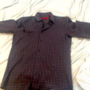 Beautiful purple and black Hugo Boss shirt